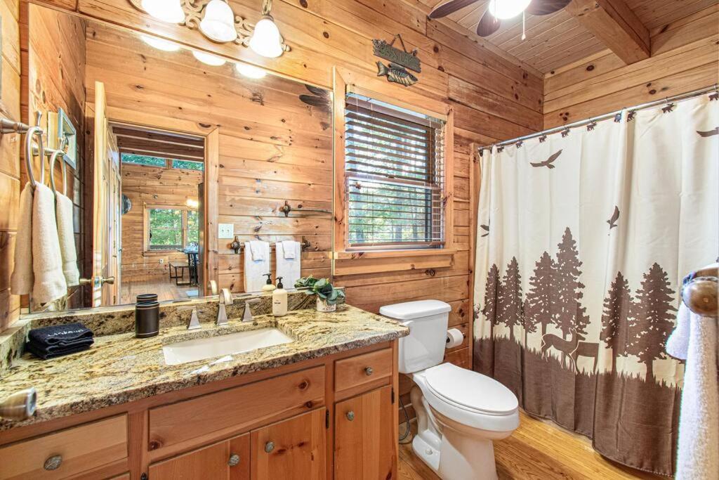 Cherry Log Summit Cabin By Bk Stays - Family Friendly - Playground - Game Room - Jacuzzi - Amazing Mountain Views المظهر الخارجي الصورة